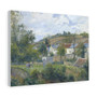 A corner of the Hermitage, Pontoise (1878) by Camille Pissarro - Stretched Canvas,A corner of the Hermitage, Pontoise (1878) by Camille Pissarro , Stretched Canvas,A corner of the Hermitage, Pontoise (1878) by Camille Pissarro - Stretched Canvas