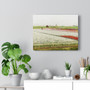 Tulip Fields (1890–1922) by Gerrit Willem Dijsselhof, Stretched Canvas,Tulip Fields (1890–1922) by Gerrit Willem Dijsselhof- Stretched Canvas