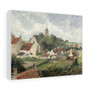  Stretched Canvas,Knocke Village (1894) - Camille Pissarro - Stretched Canvas,Knocke Village (1894) , Camille Pissarro 