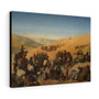 Halt of Caravans at the Wells of Saba (Beersheba) in the Desert South of Hebron  , Stretched Canvas,Halt of Caravans at the Wells of Saba (Beersheba) in the Desert South of Hebron  - Stretched Canvas