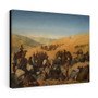 Halt of Caravans at the Wells of Saba (Beersheba) in the Desert South of Hebron  , Stretched Canvas,Halt of Caravans at the Wells of Saba (Beersheba) in the Desert South of Hebron  - Stretched Canvas