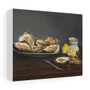 Edouard Manet , Oysters, 1862 , Stretched Canvas,Edouard Manet - Oysters- 1862 - Stretched Canvas