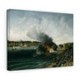 Burning of the Sidewheeler, Henry Clay, ca. 1854-60, American- Stretched Canvas,Burning of the Sidewheeler, Henry Clay, ca. 1854-60, American- Stretched Canvas,Burning of the Sidewheeler, Henry Clay, ca. 1854,60, American, Stretched Canvas