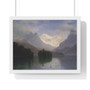   Albert Bierstadt American  -  Premium Framed Horizontal Poster,Mountain Scene,  Albert Bierstadt American  ,  Premium Framed Horizontal Poster,Mountain Scene,  Albert Bierstadt American  -  Premium Framed Horizontal Poster,Mountain Scene