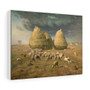  ca. 1874, Jean-Francois Millet French - Stretched Canvas,Haystacks, Autumn, ca. 1874, Jean,Francois Millet French , Stretched Canvas,Haystacks- Autumn, ca. 1874, Jean-Francois Millet French - Stretched Canvas,Haystacks- Autumn
