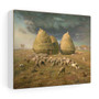 Jean-Francois Millet French - Stretched Canvas,Haystacks, Autumn, ca. 1874, Jean,Francois Millet French , Stretched Canvas,Haystacks- Autumn, ca. 1874, Jean-Francois Millet French - Stretched Canvas,Haystacks- Autumn, ca. 1874