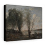  ca. 1865, Camille Corot, French- Stretched Canvas,Boatman among the Reeds, ca. 1865, Camille Corot, French, Stretched Canvas,Boatman among the Reeds, ca. 1865, Camille Corot, French- Stretched Canvas,Boatman among the Reeds