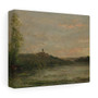  Stretched Canvas,The Seine- Morning, 1874, Charles-Francois Daubigny, French- Stretched Canvas, French- Stretched Canvas,Francois Daubigny, French, Morning, 1874, Charles,The Seine- Morning, 1874, Charles-Francois Daubigny,The Seine