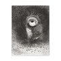 There Was Perhaps a First Vision Attempted by the Flower (1883) by Odilon Redon  -  Stretched Canvas