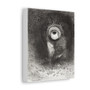 There Was Perhaps a First Vision Attempted by the Flower (1883) by Odilon Redon  -  Stretched Canvas