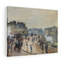 Claude Monet's The Pont Neuf (1871): Stretched Canvas,Claude Monet's The Pont Neuf (1871), Stretched Canvas