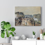 Claude Monet's The Pont Neuf (1871): Stretched Canvas,Claude Monet's The Pont Neuf (1871), Stretched Canvas