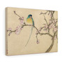 Bird with Plum Blossoms (18th Century) painting in high resolution by Zhang Ruoai, Stretched Canvas,Bird with Plum Blossoms (18th Century) painting in high resolution by Zhang Ruoai- Stretched Canvas