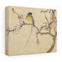 Bird with Plum Blossoms (18th Century) painting in high resolution by Zhang Ruoai, Stretched Canvas,Bird with Plum Blossoms (18th Century) painting in high resolution by Zhang Ruoai- Stretched Canvas