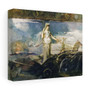  Stretched Canvas,Minerva in a Chariot (ca.1894) painting in high resolution by Abbott Handerson Thayer: Stretched Canvas,Minerva in a Chariot (ca.1894) painting in high resolution by Abbott Handerson Thayer