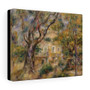 The Farm at Les Collettes, Cagnes, 1908,14, Auguste Renoir, French, Stretched Canvas, Cagnes, 1908-14,The Farm at Les Collettes, Cagnes, 1908-14, Auguste Renoir, French- Stretched Canvas,The Farm at Les Collettes, Auguste Renoir, French- Stretched Canvas
