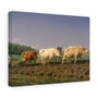 Rosa Bonheur's Ploughing in Nevers , Stretched Canvas,Rosa Bonheur's Ploughing in Nevers - Stretched Canvas