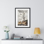 The Eagle's Nest (1902) by Winslow Homer , Premium Vertical Framed Poster,The Eagle's Nest (1902) by Winslow Homer - Premium Vertical Framed Poster