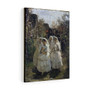 The communicants at Courrières Jules Breton , 1855 , Stretched Canvas,The communicants at Courrières Jules Breton - 1855 - Stretched Canvas