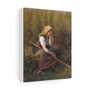 Summer by Jules Breton , Stretched Canvas,Summer by Jules Breton - Stretched Canvas