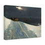 Sleigh Ride (ca. 1890–1895) by Winslow Homer , Stretched Canvas,Sleigh Ride (ca. 1890–1895) by Winslow Homer - Stretched Canvas