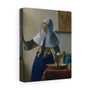 Young Woman with a Water Pitcher (ca.1662,1665) by Johannes Vermeer, Stretched Canvas,Young Woman with a Water Pitcher (ca.1662-1665) by Johannes Vermeer- Stretched Canvas