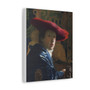 Girl with the Red Hat (ca. 1665-1666) by Johannes Vermeer - Stretched Canvas