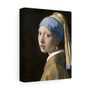 Johannes Vermeer's Girl with a Pearl Earring (ca. 1665), Stretched Canvas,Johannes Vermeer's Girl with a Pearl Earring (ca. 1665)- Stretched Canvas