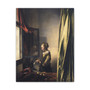 Johannes Vermeer's Girl Reading a Letter by an Open Window (ca. 1659)-Stretched Canvas