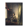 Johannes Vermeer's Girl Reading a Letter by an Open Window (ca. 1659)-Stretched Canvas