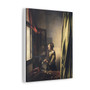 Johannes Vermeer's Girl Reading a Letter by an Open Window (ca. 1659)-Stretched Canvas
