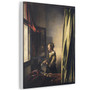 Johannes Vermeer's Girl Reading a Letter by an Open Window (ca. 1659)-Stretched Canvas