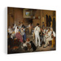 Ditlev Blunck's Danske kunstnere på et romersk osteri, version II (Danish artists at a Roman cheese factory, version II) , Stretched Canvas,Ditlev Blunck's Danske kunstnere på et romersk osteri, version II (Danish artists at a Roman cheese factory, version II) - Stretched Canvas,Ditlev Blunck's Danske kunstnere på et romersk osteri, version II (Danish artists at a Roman cheese factory, version II) - Stretched Canvas