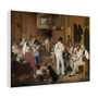  version II (Danish artists at a Roman cheese factory, version II) - Stretched Canvas,Ditlev Blunck's Danske kunstnere på et romersk osteri, version II (Danish artists at a Roman cheese factory, version II) , Stretched Canvas,Ditlev Blunck's Danske kunstnere på et romersk osteri, version II (Danish artists at a Roman cheese factory, version II) - Stretched Canvas,Ditlev Blunck's Danske kunstnere på et romersk osteri