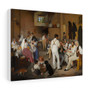 Ditlev Blunck's Danske kunstnere på et romersk osteri, version II (Danish artists at a Roman cheese factory, version II) , Stretched Canvas,Ditlev Blunck's Danske kunstnere på et romersk osteri, version II (Danish artists at a Roman cheese factory, version II) - Stretched Canvas,Ditlev Blunck's Danske kunstnere på et romersk osteri, version II (Danish artists at a Roman cheese factory, version II) - Stretched Canvas