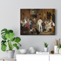 Ditlev Blunck's Danske kunstnere på et romersk osteri, version II (Danish artists at a Roman cheese factory, version II) - Stretched Canvas,Ditlev Blunck's Danske kunstnere på et romersk osteri, version II (Danish artists at a Roman cheese factory, version II) - Stretched Canvas,Ditlev Blunck's Danske kunstnere på et romersk osteri, version II (Danish artists at a Roman cheese factory, version II) , Stretched Canvas