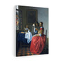  Stretched Canvas,Johannes Vermeer's The Girl with a Wineglass (ca. 1658-1662)- Stretched Canvas,Johannes Vermeer's The Girl with a Wineglass (ca. 1658,1662)