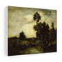 Théodore Rousseau's Landscape ,  Stretched Canvas,Théodore Rousseau's Landscape -  Stretched Canvas
