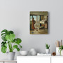 Carl Bloch's The actor Kristian Mantzius in his study , Stretched Canvas,Carl Bloch's The actor Kristian Mantzius in his study - Stretched Canvas