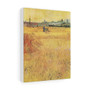 Vincent van Gogh's Wheat field with View of Arles (1888), Stretched Canvas,Vincent van Gogh's Wheat field with View of Arles (1888)- Stretched Canvas