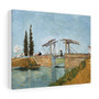 Vincent van Gogh's Langlois Bridge at Arles (1888) , Stretched Canvas,Vincent van Gogh's Langlois Bridge at Arles (1888) - Stretched Canvas