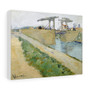 Vincent van Gogh's The Langlois Bridge (1888) -2 - Stretched Canvas,Vincent van Gogh's The Langlois Bridge (1888) ,2 , Stretched Canvas