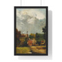 John Constable, East Bergholt Church  --  Premium Framed Vertical Poster,John Constable, East Bergholt Church  ,,  Premium Framed Vertical Poster,John Constable, East Bergholt Church  --  Premium Framed Vertical Poster