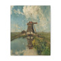 A Windmill on a Polder Waterway, Known as ‘In the Month of July’, Paul Joseph Constantin Gabriël, c. 1889 - Stretched Canvas