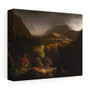 ThomasCole - Landscape with Figures, A Scene from The Last of the Mohicans - Stretched Canvas,ThomasCole - Landscape with Figures, A Scene from The Last of the Mohicans - Stretched Canvas,ThomasCole , Landscape with Figures, A Scene from The Last of the Mohicans , Stretched Canvas