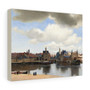 Johannes Vermeer's View of Delft (ca. 1660,1661) , Stretched Canvas,Johannes Vermeer's View of Delft (ca. 1660-1661) - Stretched Canvas
