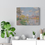Claude Monet,  Spring by the Seine  ,  Stretched Canvas,Claude Monet,  Spring by the Seine  -  Stretched Canvas,Claude Monet,  Spring by the Seine  -  Stretched Canvas