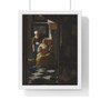   Premium Framed Vertical Poster,The Love Letter by Johannes Vermeer  -  Premium Framed Vertical Poster,The Love Letter by Johannes Vermeer  