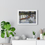 Gustave caillebotte, in barca a terres  ,  Premium Framed Horizontal Poster,Gustave caillebotte, in barca a terres  -  Premium Framed Horizontal Poster,Gustave caillebotte, in barca a terres  -  Premium Framed Horizontal Poster