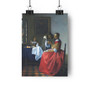Johannes Vermeer’s The Girl with a Wineglass  - Giclée Art Print ,Johannes Vermeer’s The Girl with a Wineglass  , Giclée Art Print 